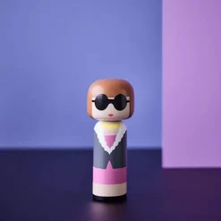 Sculptures & Figurines^Lucie Kaas Figurine En Bois Kokeshi Sketch.Inc Anna - 14.5 Cm