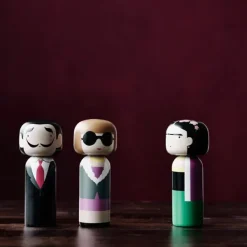 Sculptures & Figurines^Lucie Kaas Figurine En Bois Kokeshi Sketch.Inc Anna - 14.5 Cm