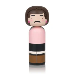 Sculptures & Figurines^Lucie Kaas Figurine En Bois Kokeshi Sketch.Inc Freddie - I Want To Break Free - 14.5 Cm