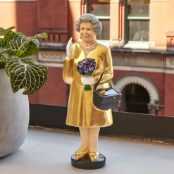 Sculptures & Figurines^Sélectionné par Fleux Figurine Reine Solaire - Elisabeth Ii - Edition Or