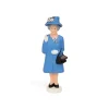 Sculptures & Figurines^Sélectionné par Fleux Figurine Reine Solaire - Elisabeth Ii - Edition Derby - Bleu