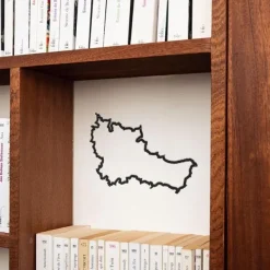 Art Mural^The Line Frise Decorative Belle-Ile-En Mer - Noir