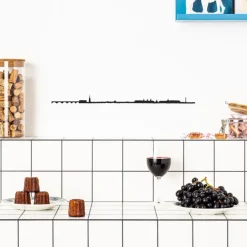 Art Mural^The Line Frise Decorative Bordeaux
