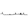 Art Mural^The Line Frise Decorative Jerusalem Noir