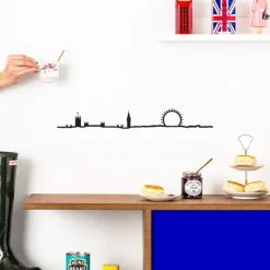Art Mural^The Line Frise Decorative Londres Noir