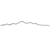 Art Mural^The Line Frise Decorative Megeve - Noir - 50 Cm