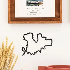 Art Mural^The Line Frise Decorative Mykonos - Noir - 50 Cm