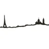 Art Mural^The Line Frise Decorative Paris Noir