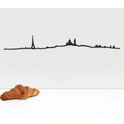 Art Mural^The Line Frise Decorative Paris Noir
