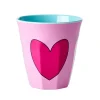Tasses & Mugs^Rice Gobelet Coeur En Melamine - Rose