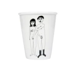 Carafes & Verres^Helen B Gobelet Couple Nu De Face En Porcelaine
