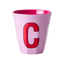 Tasses & Mugs^Rice Gobelet Lettre C En Melamine - Rose