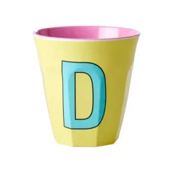 Tasses & Mugs^Rice Gobelet Lettre D En Melamine - Jaune