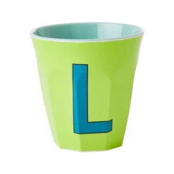 Tasses & Mugs^Rice Gobelet Lettre L En Melamine - Lime