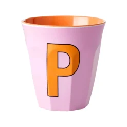Tasses & Mugs^Rice Gobelet Lettre P En Melamine - Rose