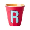 Tasses & Mugs^Rice Gobelet Lettre R En Melamine - Rouge