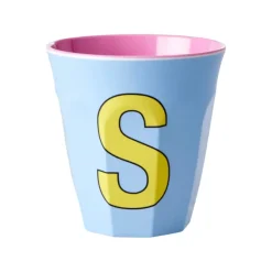 Tasses & Mugs^Rice Gobelet Lettre S En Melamine - Bleu Clair