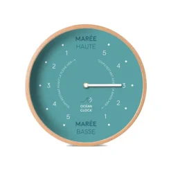 Horloges^Ocean Clock Horloge Des Marees Artic Blue En Bois