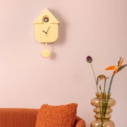 Horloges^Sélectionné par Fleux Horloge Modern Cuckoo - Jaune