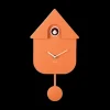 Horloges^Sélectionné par Fleux Horloge Modern Cuckoo - Orange