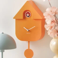 Horloges^Sélectionné par Fleux Horloge Modern Cuckoo - Orange