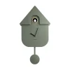 Horloges^Sélectionné par Fleux Horloge Modern Cuckoo En Metal L 21.5 X H 41 Cm - Vert Kaki