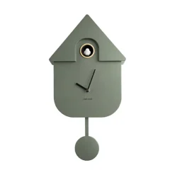 Horloges^Sélectionné par Fleux Horloge Modern Cuckoo En Metal L 21.5 X H 41 Cm - Vert Kaki