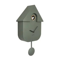 Horloges^Sélectionné par Fleux Horloge Modern Cuckoo En Metal L 21.5 X H 41 Cm - Vert Kaki