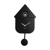 Horloges^Sélectionné par Fleux Horloge Modern Cuckoo En Metal L 21.5 X H 41 Cm - Noir