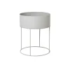 Pots & Jardinières^Ferm Living Jardiniere Ronde Plant Box - Gris Clair