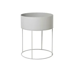 Pots & Jardinières^Ferm Living Jardiniere Ronde Plant Box - Gris Clair