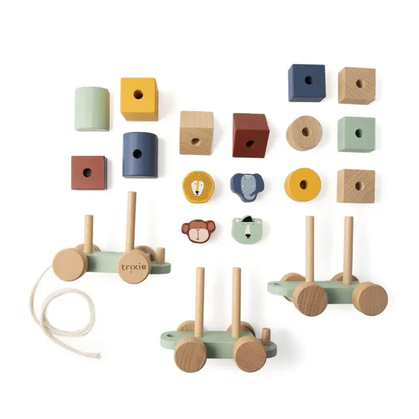 Jouets^Trixie Jouet Train Animaux En Bois