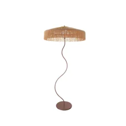 Lampadaires^Honoré Lampadaire Kaa A Franges En Raphia - Brun