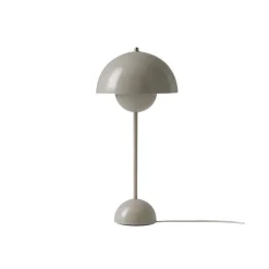 Lampes De Table^And Tradition Lampe A Poser Flowerpot Vp3 - Gris Clair