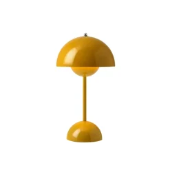 Lampes De Table^And Tradition Lampe A Poser Flowerpot Vp9 Sans Fil Mustard