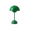 Lampes De Table^And Tradition Lampe A Poser Flowerpot Vp9 Sans Fil - Signal Green