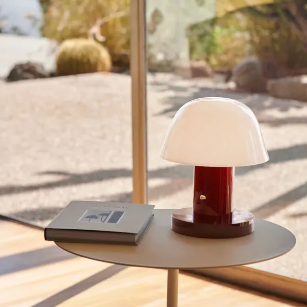 Lampes De Bureaux^And Tradition Lampe A Poser Jh27 Setago - Maroon & Grape