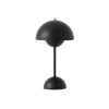 Lampes De Table^And Tradition Lampe A Poser Sans Fil Flowerpot Vp9 - Noir Mat