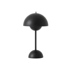 Lampes De Table^And Tradition Lampe A Poser Sans Fil Flowerpot Vp9 - Noir Mat