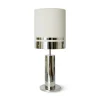 Lampes De Table^HK Living Lampe A Poser Space - O 30 X H 72 Cm - Chrome