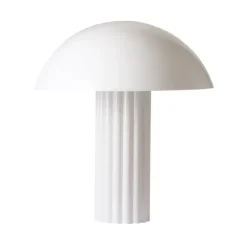 Lampes De Table^HK Living Lampe De Table Acrylic Cupola - O 56 X 61,3 Cm - Blanc
