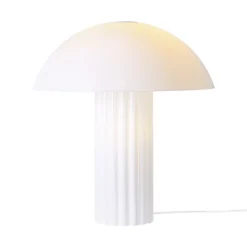 Lampes De Table^HK Living Lampe De Table Acrylic Cupola - O 56 X 61,3 Cm - Blanc