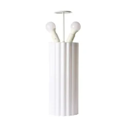 Lampes De Table^HK Living Lampe De Table Acrylic Cupola - O 56 X 61,3 Cm - Blanc