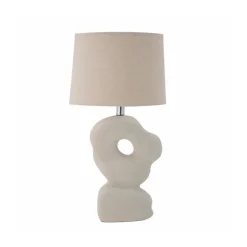 Lampes De Table^Bloomingville Lampe De Table Cathy En Gres Blanc - L36Xh53Xl25,5Cm
