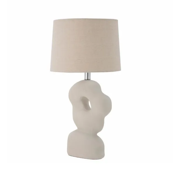 Lampes De Table^Bloomingville Lampe De Table Cathy En Gres Blanc - L36Xh53Xl25,5Cm