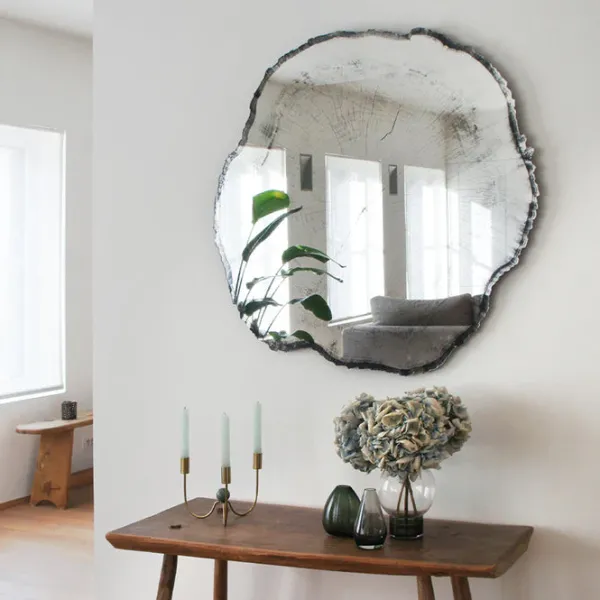 Miroirs^Sélectionné par Fleux Miroir Arbo - 101 X 98 Cm Beige