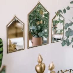 Miroirs^Boncoeurs Miroir Temple Petit Or