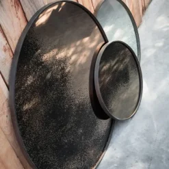 Miroirs^Ethnicraft Miroir Vieilli - O 61 Cm Gris