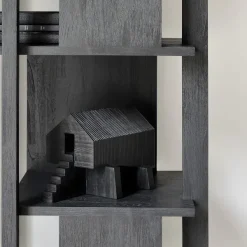 Accessoires Design^Ethnicraft Objet Decoratif Maison En Acajou - Noir