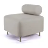 Fauteuils & Repose-Pieds^ENOstudio Ottoman Bovari Velours Beige Riviera 21